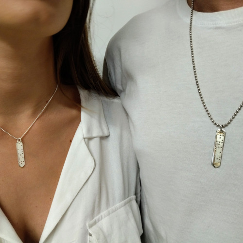 collier pendentif braille créatrice bijoux pays basque