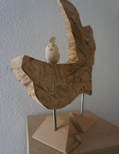 oeuvre d'art en bois, sculpteur du pays basque